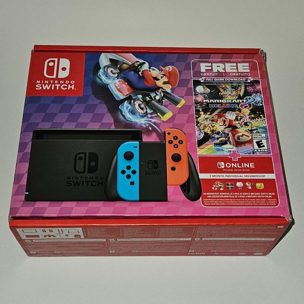 EMPTY BOX ONLY Nintendo Switch Mario Kart 8 Deluxe NO CONSOLE EMPTY BOX ONLY